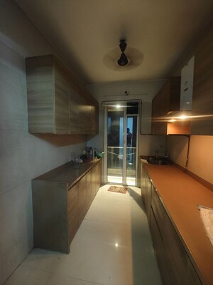 Kitchen in 2 BHK Apartment at Akshar Alvario, Seawoods – for Rent