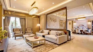 Living Room in 3 BHK Apartment at Gmada Aerocity – for Sale