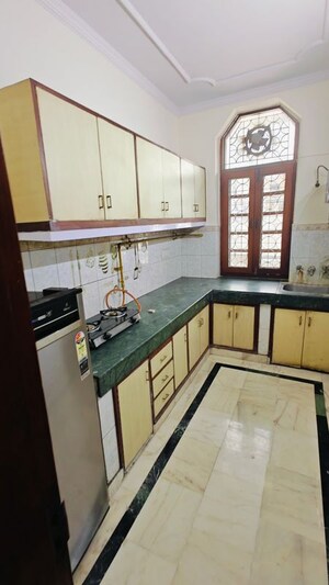 Kitchen in 3 BHK Builder Floor at East Of Kailash – for Rent