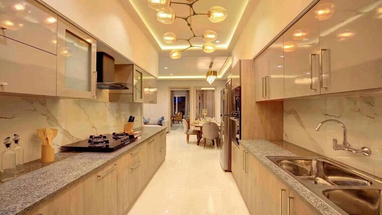 Kitchen, gmada aerocity 4 Bedroom 3380 Sq.Ft. Apartment In Gmada Aerocity Zirakpur 10606534