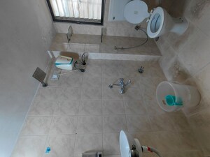 Bathroom in 2 BHK Apartment at Ahimsa Tower, Malad West – for Rent