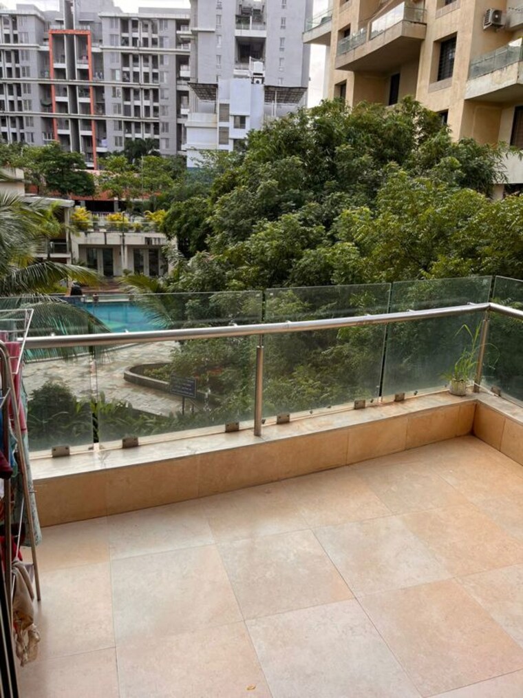 Balcony, kool-homes-arena 2 Bedroom 950 Sq.Ft. Apartment In Balewadi Pune 10605719