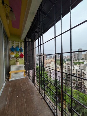 Balcony in 3 BHK Apartment at Indra Darshan Apartment, Andheri West – for Sale