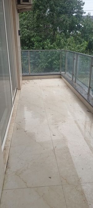 Balcony in 3 BHK Builder Floor at Mohit House, Sushant Lok I – for Rent