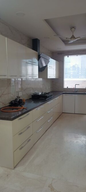 Kitchen in 3 BHK Builder Floor at Mohit House, Sushant Lok I – for Rent
