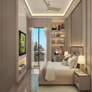 Living Room in 3 BHK Apartment at Tarc Tripundra, Kapashera – for Sale