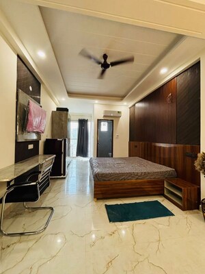 Living Room in Studio Builder Floor at Sector 38 – for Rent