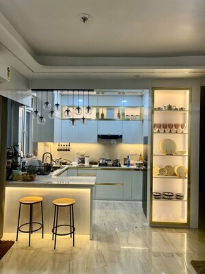 Kitchen in 2 BHK Apartment at SLF Anushree, Sector 75 – for Sale