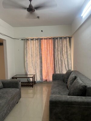 Living Room in 1 BHK Apartment at Sadguru Ornate Heights, Ulwe Sector 3 – for Rent