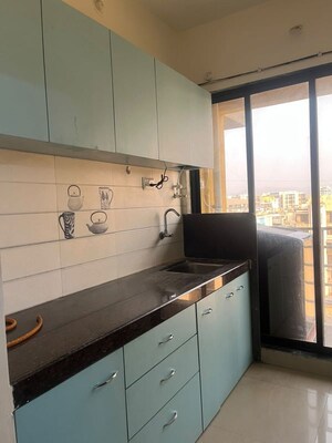 Kitchen in 1 BHK Apartment at Sadguru Ornate Heights, Ulwe Sector 3 – for Rent