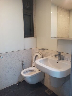 Bathroom in 2 BHK Apartment at Lodha Elisium, Wadala – for Rent