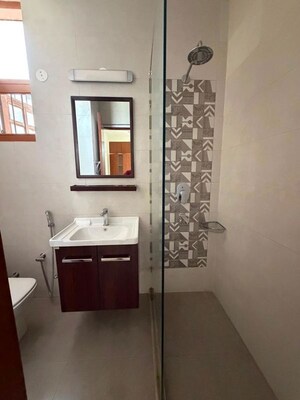 Bathroom in 3 BHK Builder Floor at Dlf Phase I – for Rent