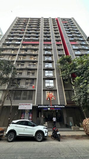 Washroom in 1 BHK Apartment at Platinum Casa Millennia, Andheri West – for Sale