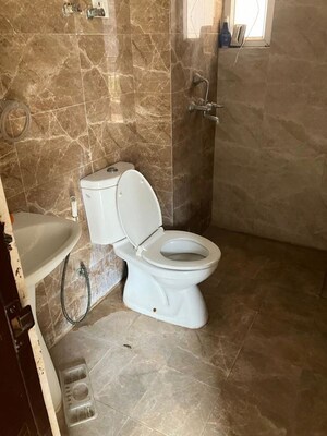 Bathroom in 3 BHK Apartment at Nirala World Estate I, Tech Zone 4 Greater Noida – for Rent