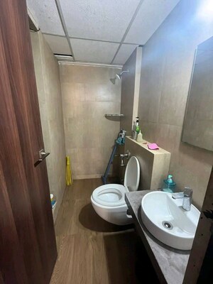 Bathroom in 2 BHK Apartment at Olive Apartment, Nalasopara West – for Rent