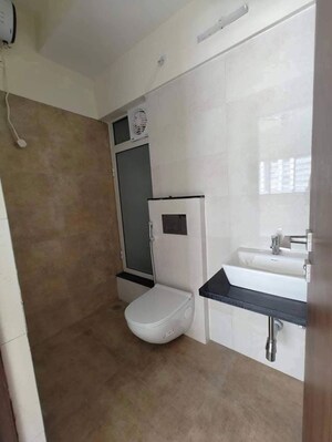 Bathroom in 2 BHK Apartment at IM Applaud 38, Goregaon East – for Rent