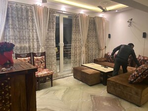 Living Room in 4 BHK Builder Floor at Chattarpur – for Rent