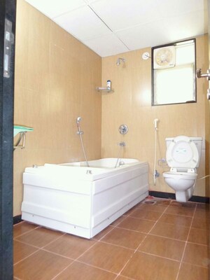Bathroom in 3 BHK Apartment at Paranjape La Cresta, Sopan Baug – for Rent
