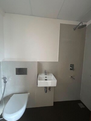 Bathroom in 1 BHK Apartment at Piramal Vaikunth Cluster 2, Balkum Pada – for Rent