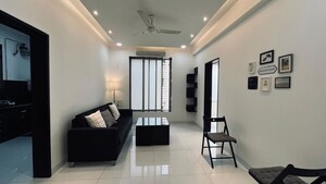 Living Room in 1 BHK Apartment at Hind Mansion Apartments, Mahim West – for Rent