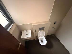 Bathroom in 1 BHK Apartment at Piramal Vaikunth, Balkum Pada – for Rent