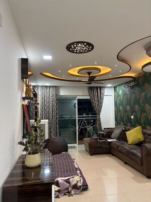 Living Room in 2 BHK Apartment at Karia Konark Orchid, Wagholi – for Rent