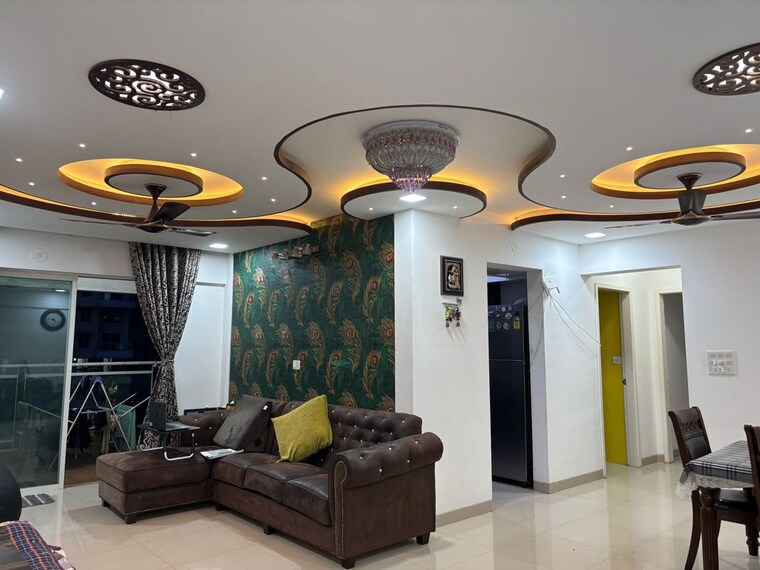 Living Room, karia-konark-orchid 2 Bedroom 1100 Sq.Ft. Apartment In Wagholi Pune 10606852