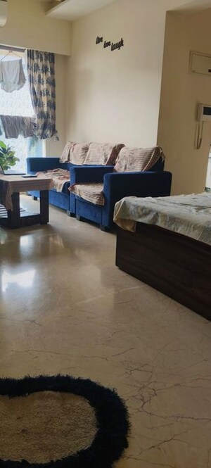 Living Room in 1 BHK Apartment at Alta Vista Phase I, Chembur – for Rent