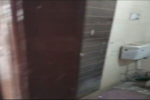 Staircase in 2 BHK Independent House at Krishna Colony – for Sale