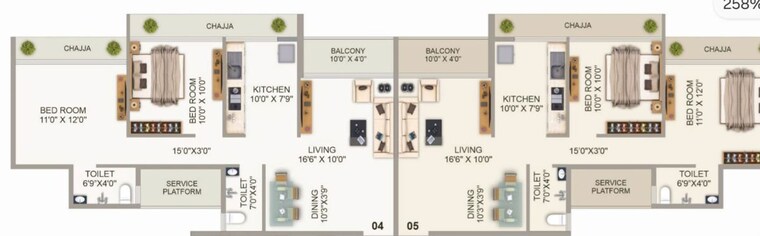 Floor Plan, balaji-delta-central Commercial Shop 4500 Sq.Ft. In Kharghar Navi Mumbai 10606891