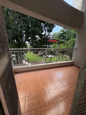 Balcony in 2 BHK Apartment at Aeropolis Phase II, Dhanori – for Rent