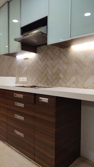 Kitchen in 3 BHK Apartment at Samartha Meghdoot Apartment, Andheri West – for Rent