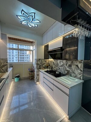 Kitchen in 4 BHK Apartment at ABA Ivy County, Sector 75 – for Rent