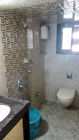 Bathroom in 1 BHK Apartment at Hiranandani Garden Eden 2, Powai – for Rent