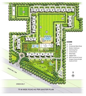 Master Plan in 3 BHK Apartment at Emaar Gurgaon Greens, Sector 102 – for Sale