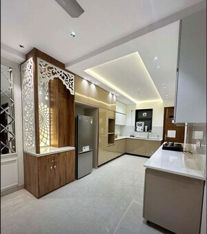 Kitchen in 3 BHK Apartment at Maya Green Lotus Utsav, International Airport Road – for Rent
