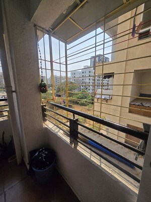 Balcony in 1 BHK Apartment at Magarpatta Sylvania, Hadapsar – for Rent