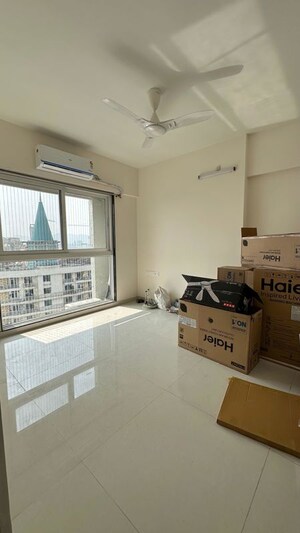 Living Room in 2 BHK Apartment at Ashar Axis, Majiwada – for Sale