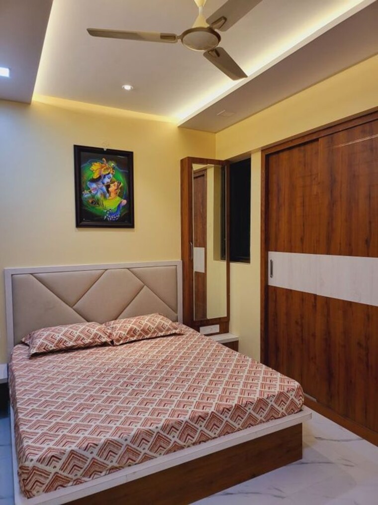 Bedroom, railway colony 3 Bedroom 1300 Sq.Ft. Villa In Railway Colony Palakkad 10606974