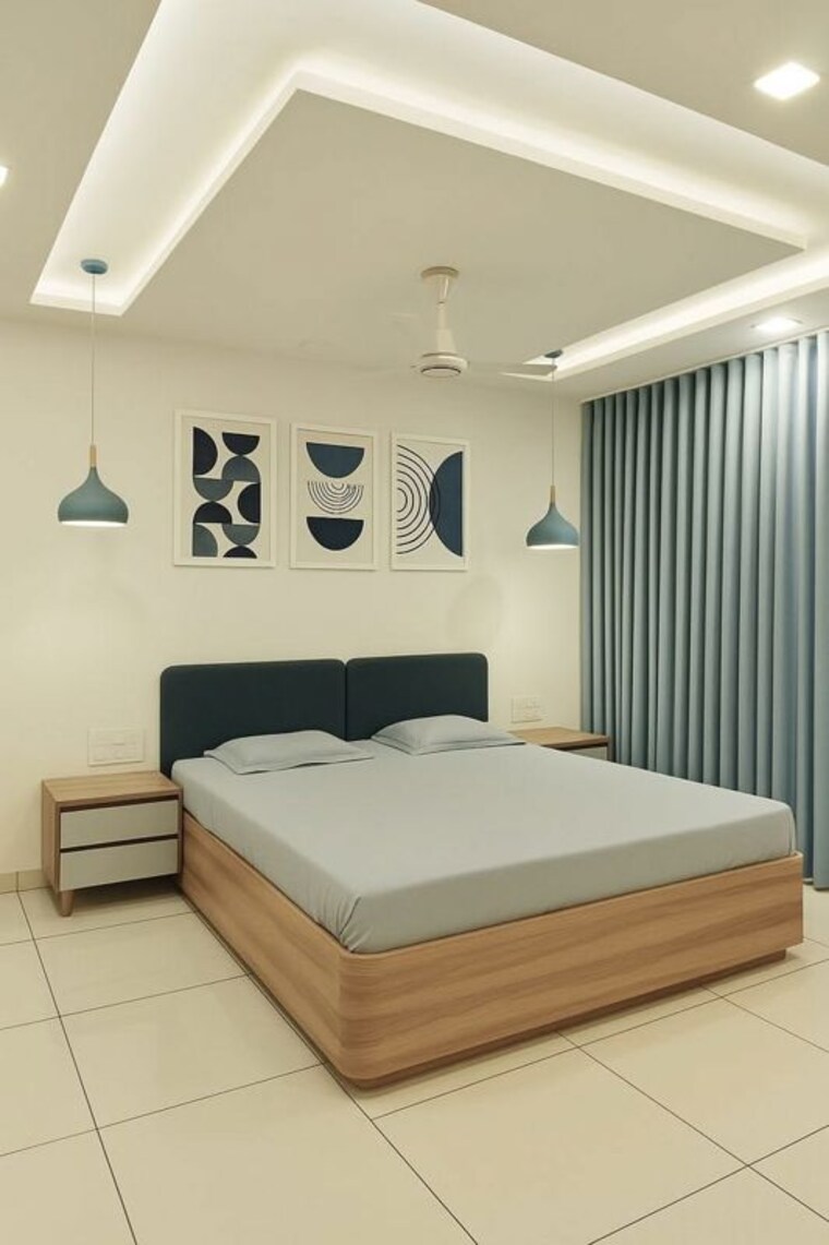 Bedroom, railway colony 3 Bedroom 1300 Sq.Ft. Villa In Railway Colony Palakkad 10606974