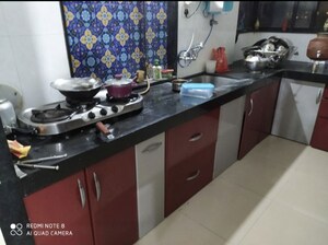 Kitchen in 2 BHK Apartment at Shiva Heights, Pimple Saudagar – for Rent