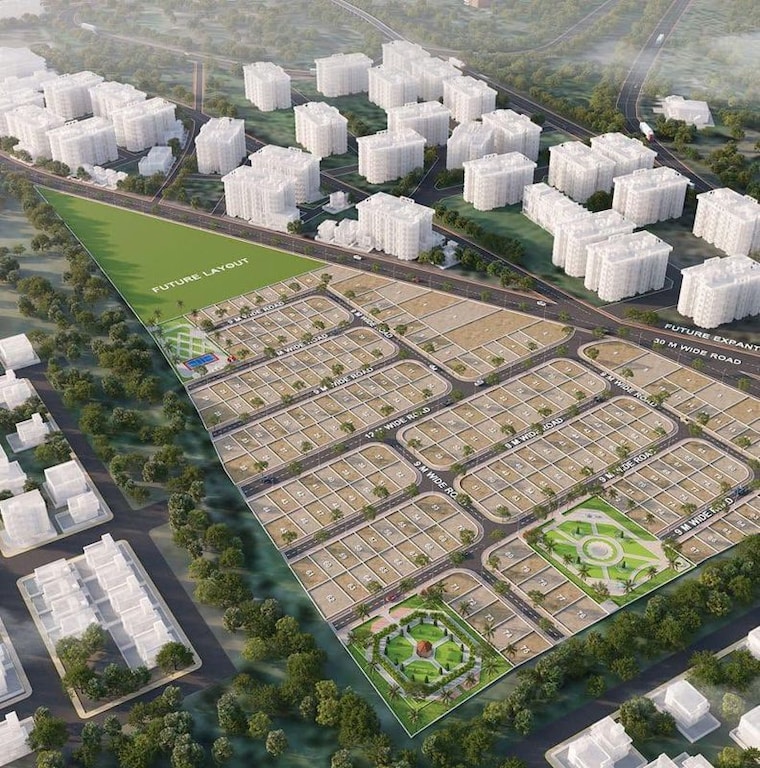 undefined, sandesh-city  2000 Sq.Ft. Plot In Jamtha Nagpur 10603919
