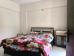 Bedroom in 2 BHK Apartment at Sai Ambience & Sai Vision, Pimple Saudagar – for Rent
