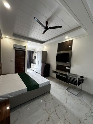 Living Room in Studio Builder Floor at Sector 52 – for Rent