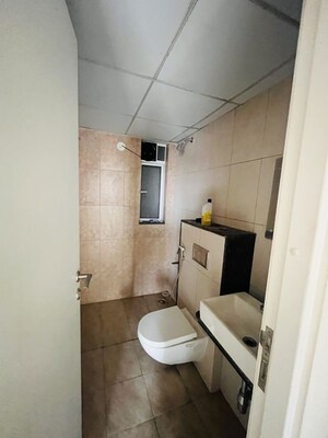 Bathroom in 3 BHK Apartment at Godrej Green Vistas, Mahalunge – for Rent
