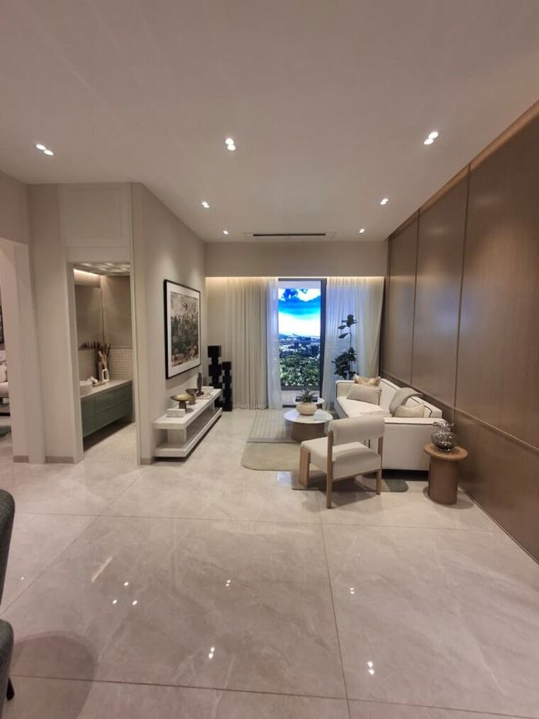 Living Room, sattva-sumera 2 Bedroom 761 Sq.Ft. Apartment In Parel Mumbai 10607073