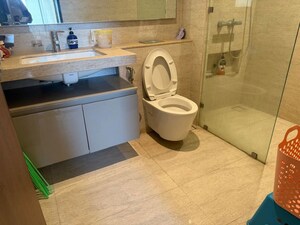 Bathroom in 3 BHK Apartment at One Hiranandani Park Barrington, Ghodbunder Road – for Rent