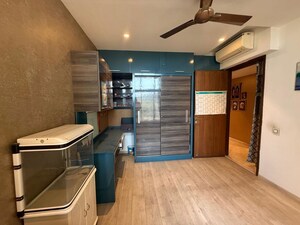 Kitchen in 3 BHK Apartment at One Hiranandani Park Barrington, Ghodbunder Road – for Rent