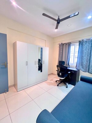 Living Room in 3 BHK Apartment at Salarpuria Sattva Misty Charm, Kanakapura Road – for Rent