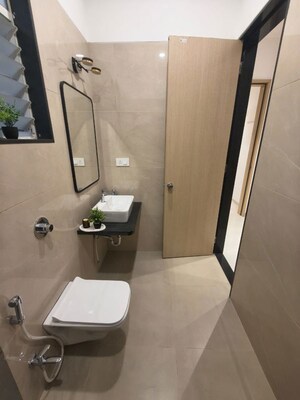 Bathroom in 3 BHK Apartment at Chaitanya Colony – for Sale